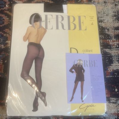 deadstock Retired GERBE Paris Drain Up Tummy Control Silk  Pantyhose Tights