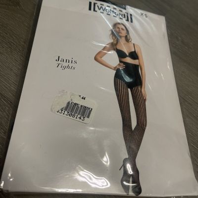 Wolford Janis Tights XS Black NWT