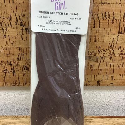 (8) NOS  Golden Girl Sheer Stretch Stockings TAUPE One Size C-6 # 117