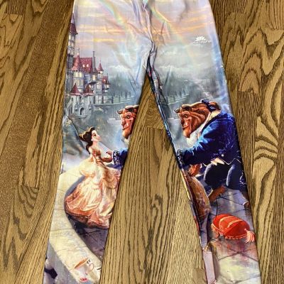 New Lotus Beauty and the Beast Stretch Shiny Leggings. XL With Tags