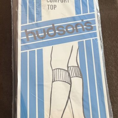 Vintage Hudsons Knee Hi Stockings NOS Plus Queen Size Taupe 9-12 NIP