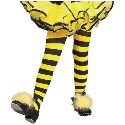Bumble Bee Tights Black Yellow Striped Costume Accessory Baby/Toddler Halloween