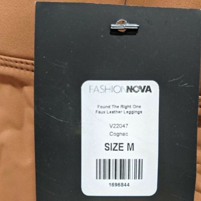 Women's Fashion Nova Found The Right One Faux Leather Leggings - Medium