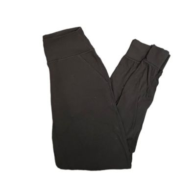 Lululemon vintage style full length 26” size 2 black pocket cuffed ankle legging