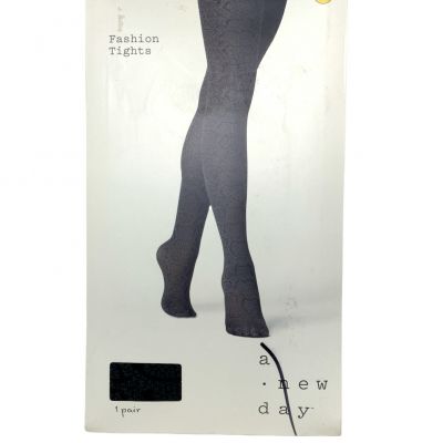 A New Day Fashion Tights Womens Size S/M Sheer High Waisted Control Top 1 Pair