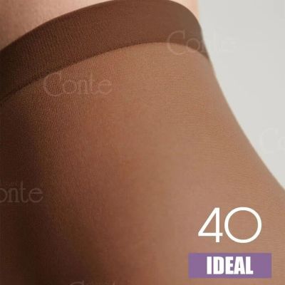 Conte TIGHTS Ideal 40 Den | Durable Silk Touch Ultimate Matt Classic Pantyhose