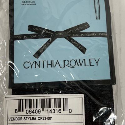 CYNTHIA ROWLEY Women's Tight Leggings Nylon Black Size XS / S Retail $20 NWT New