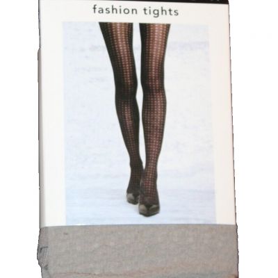 Attention Women's Gray Control Top Textured Fashion Tights