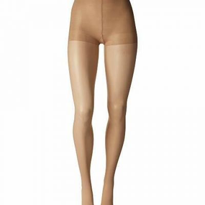 HUE L59859 Sheer Pantyhose Natural Tights with Control Top Size 1