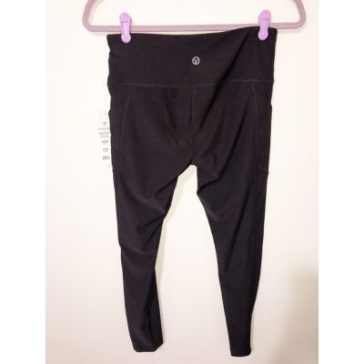 Vogo 7/8 Leggings Size Medium Wine Purple  Pockets Yoga Activewear Workout NEW
