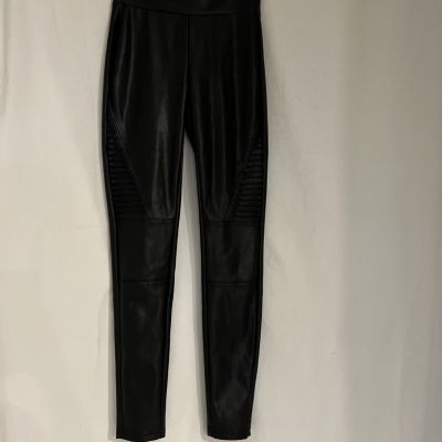 BBJ Los Angeles Leggings Faux Leather Pants Women's XS Black Sleek