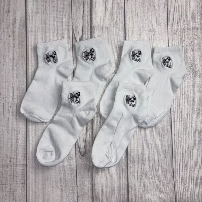 Old School Mickey Emblem Socks Sizes 6-10