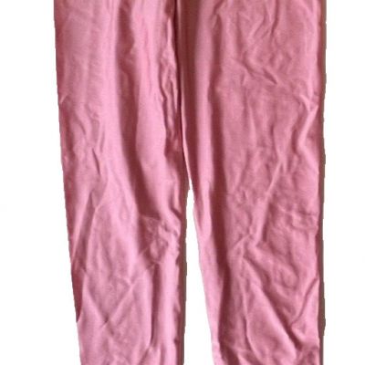 AMERICAN APPAREL SHINY PINK NYLON STRETCH LEGGINGS PANTS WOMEN'S SIZE MEDIUM M