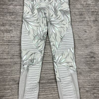 Victoria Secret PINK Ultimate Leggings Womens XS Yoga Mesh Workout Gray Pants