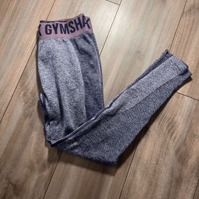 GymShark Blue Athletic Workout Leggings Women Medium Bin O-63