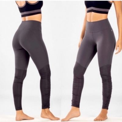 Fabletics Cashel Foldover PureLuxe High Waisted Legging in Gray Plus Size 1X