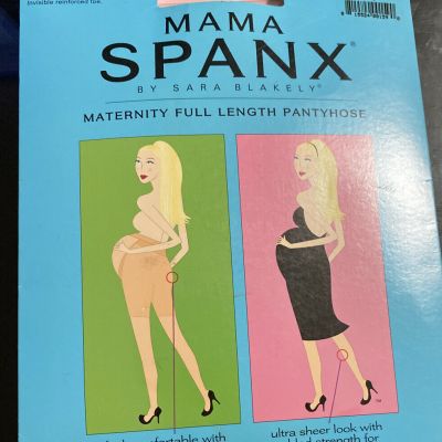 NEW SPANX MAMA MID-THIGH SHAPING SHEERS maternity Nude 015 sz A