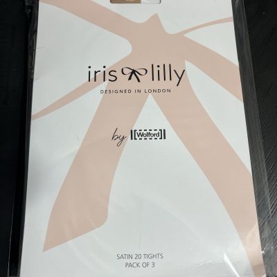 Wolford Satin 20 Tights - 3 Pack - Fairly Light - S