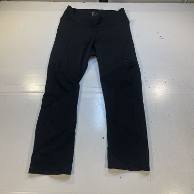 NIKE DRI FIT Active Athletic Wear Gym Workout Stretch Leggings Sz Womens S Black