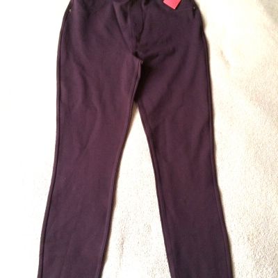 Spanx sz L  Burgundy Perfect Pant Ankle 4 Pocket Style 20202R NWT