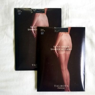 Lot of 2: Size C Silky Sheer Shaper Hosiery 