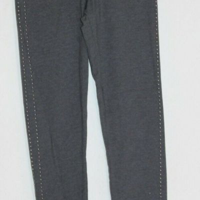 Aeropostale gray leggings w/ silver studs on sides, size M, 2