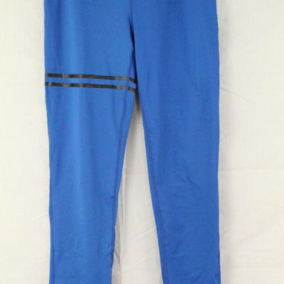 Women's Juniors Size L Active Fashion Printed High Rise Leggings Color Blue NWT