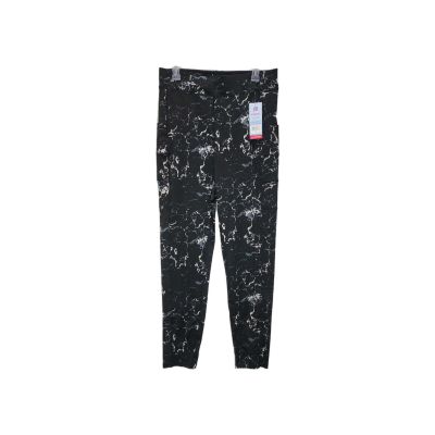 Pop Fit Womens Black/White Marble High Rise Leggings Size 2XL POP2350-17
