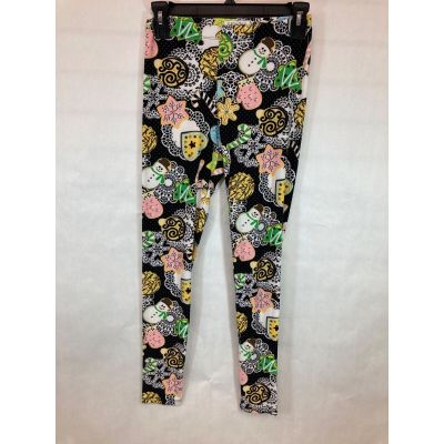 Women's Straight Legged Printed Ankle Length Christmas Themed Leggings