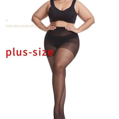 Super Maxi Plus Size Pantyhose Variety Pack of 3, Black, Coffee, Gray