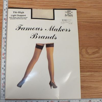 Individual Famous Makers Brand Thi-High Light Support Panty Hose Color of Choice