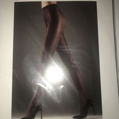 Wolford Milla Tights  COLOR:  Navy/Black  SIZE: Extra Small 14480 - 08