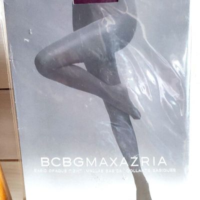 MAX AZRIA BCBG Bordeaux M/L Womens 60 Denier Basic Opaque Tights Stockings NEW