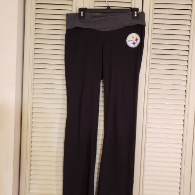 Pittsburgh Steelers comfy workout Pants Team Apparel NFL Football Womens Size M