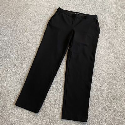 - Talbots Black Stretchy Classic Style Office Pull On Slacks Sz 4