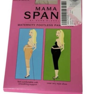 Spanx Mama Maternity Footloose Pantyhose Size A Nude New