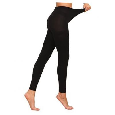 Womens Opaque Tights, 70D Warm Winter Thick Sheer Pantyhose X-Large Black-9