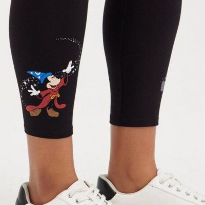 NWT Torrid Plus Size 3 3X 22/24 Crop Legging - Disney Fantasia Mickey & Magic