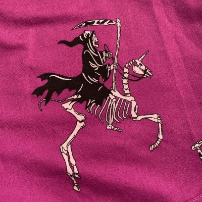 LuLaRoe Womens Leggings Size TC2 Grim Reaper Skeleton Unicorn Horse Plus 18+ NWT