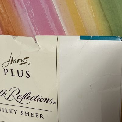 Hanes Plus Silk Reflections Silky Sheer pantyhose size Three Plus Travel Buff