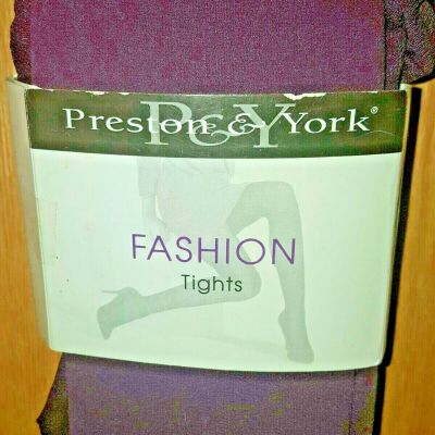 Preston & York Purple Fashion Tights, Size B  - MSRP $12