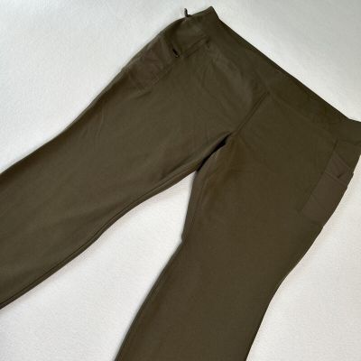 Carhartt Women's Size 2X Force Lightweight Pocket Fitted Legging Green