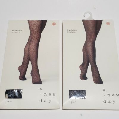 A New Day Fashion Tights lot of 2 size L/XL