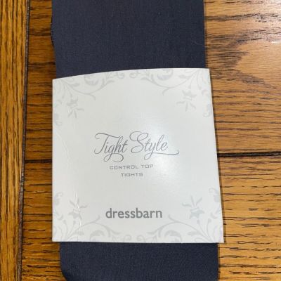Dress Barn Tight Style Control Top Tights Charcoal Color - Size Large - New