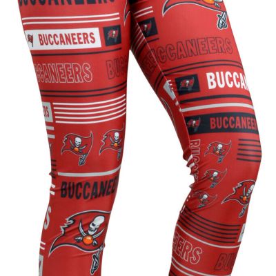 Zubaz NFL Women's Tampa Bay Buccaneers Column 24 Style Leggings