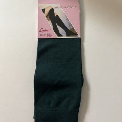 Sophia Lady Green Trouser Socks LS 420 One Size Fits All LA420