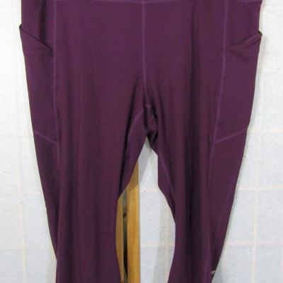 Fabletics PureLuxe Purple Yoga Leggings Polyester/Spandex Woman's Pants L/XL