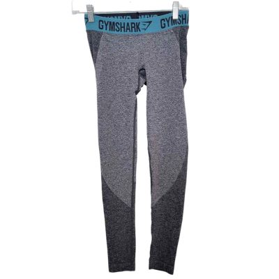 Gymshark Flex Leggings in Teal and Gray Workout Sz Small S
