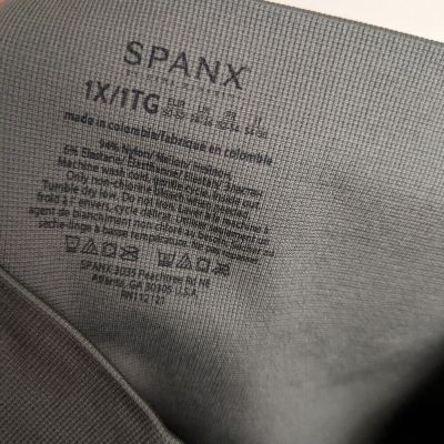 Spanx olive green capri length seamless leggings plus size 1x