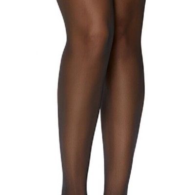 sexy ELEGANT MOMENTS sheer BACK seam STRIPED top THIGH highs STOCKINGS pantyhose